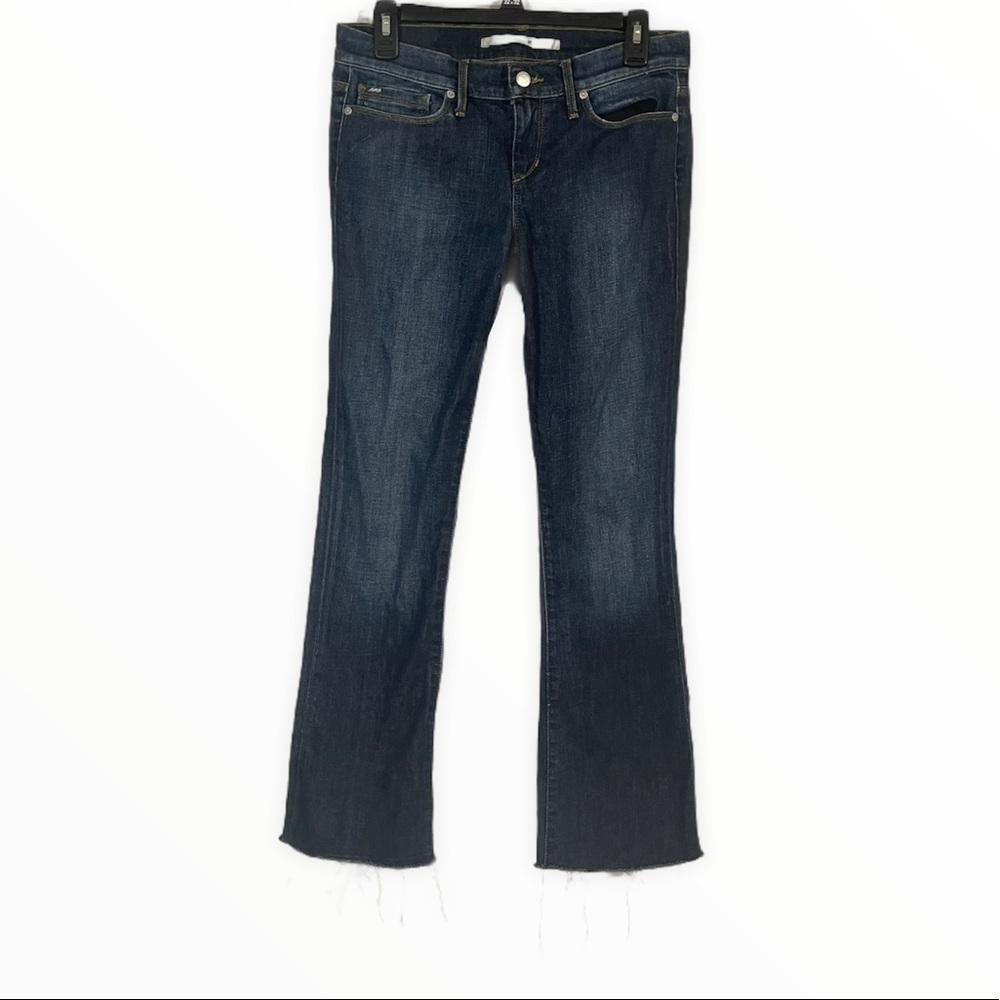 Joe’s Jeans Rocker Alba Dark Wash‎ Frayed Hem Jeans Size 27 Western Country